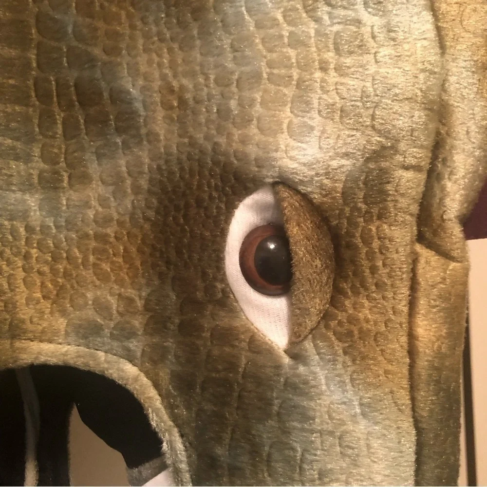 Forum Novelties  Dinosaur Costume, Green Halloween Sz. L Youth Large Mask Warm